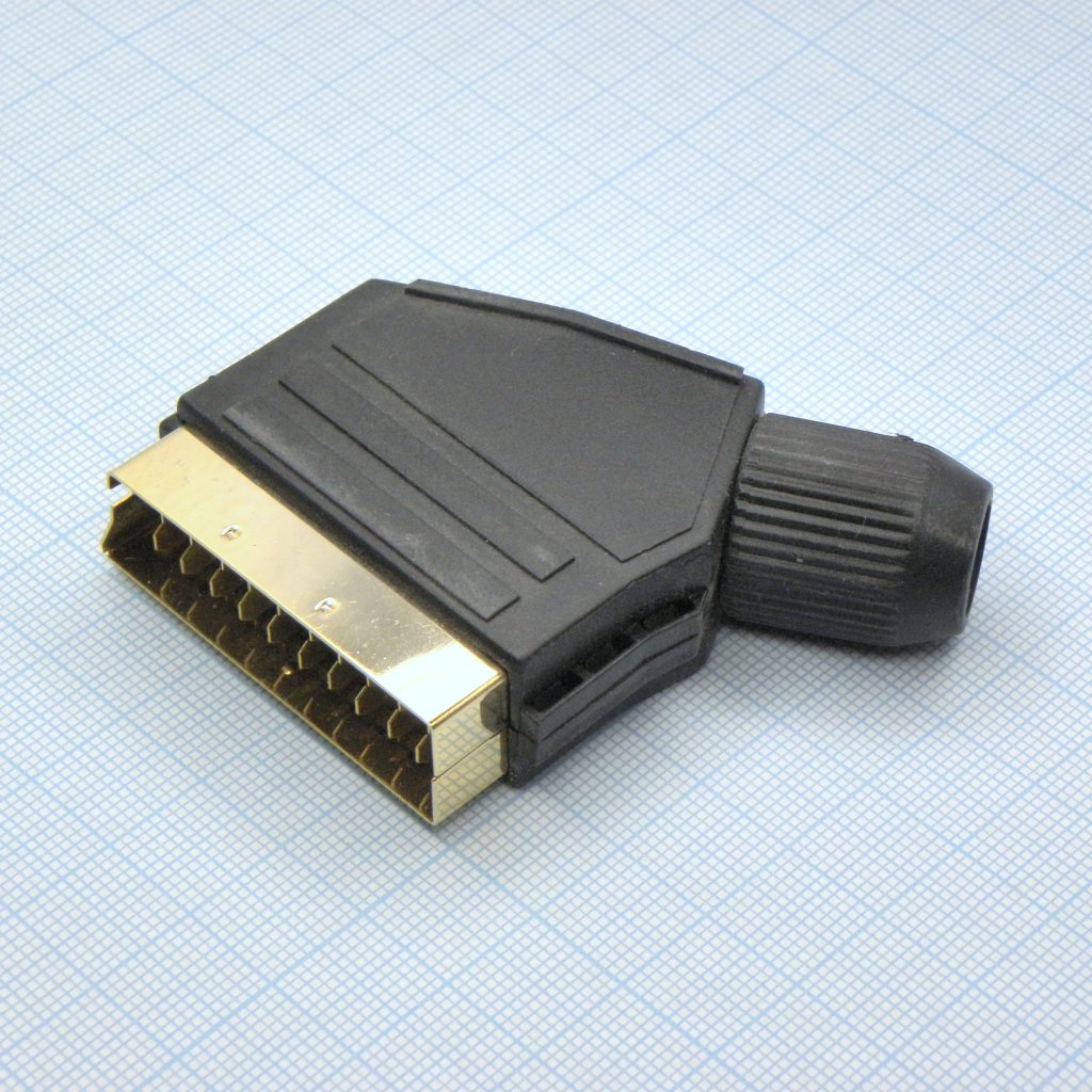 СКАРТ вилка на кабель - скарт вилка на кабель