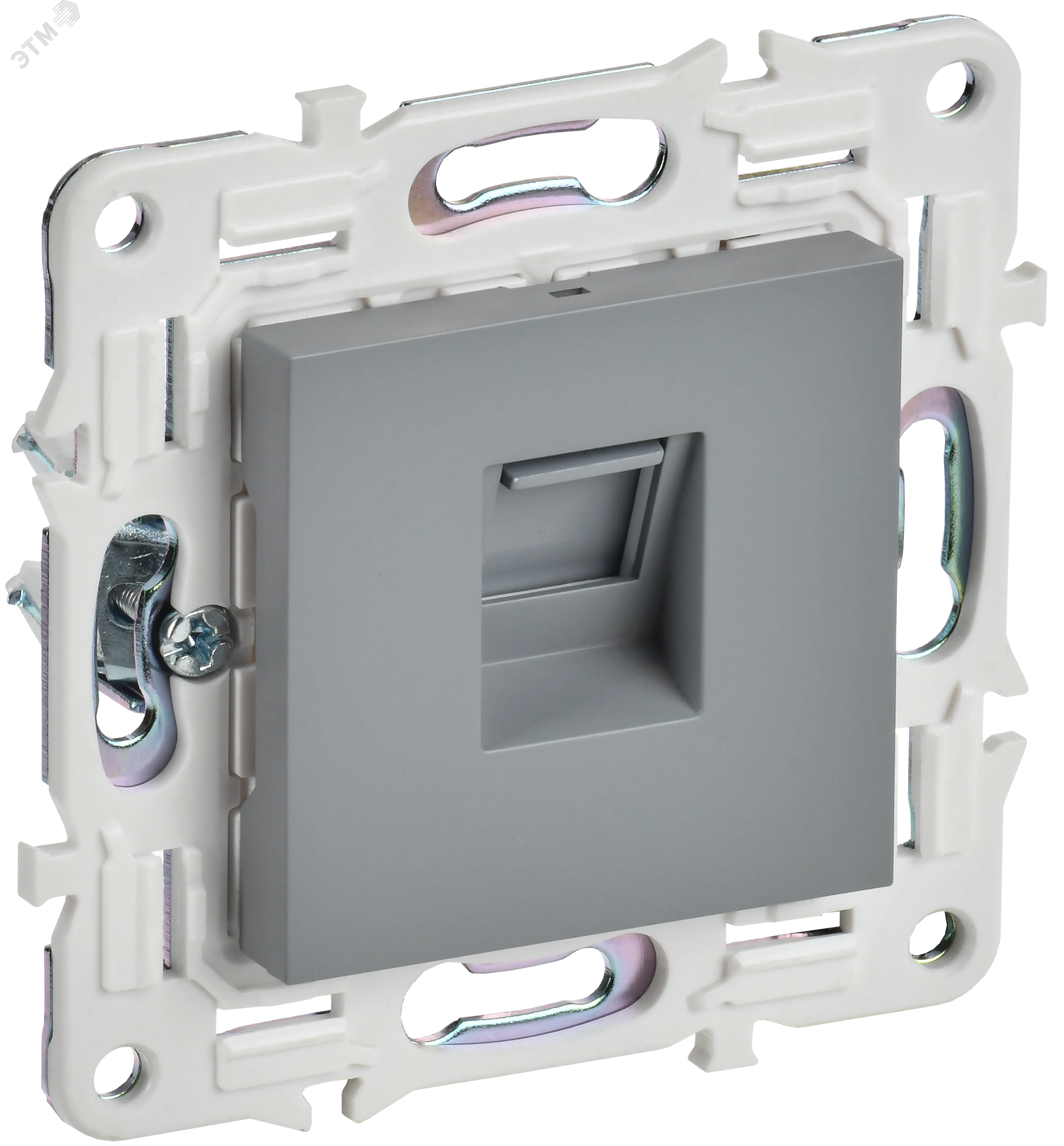SKANDY Розетка компьютерная RJ45 кат.5E SK-K01Gr серый IEK SK-K10-1-K03
