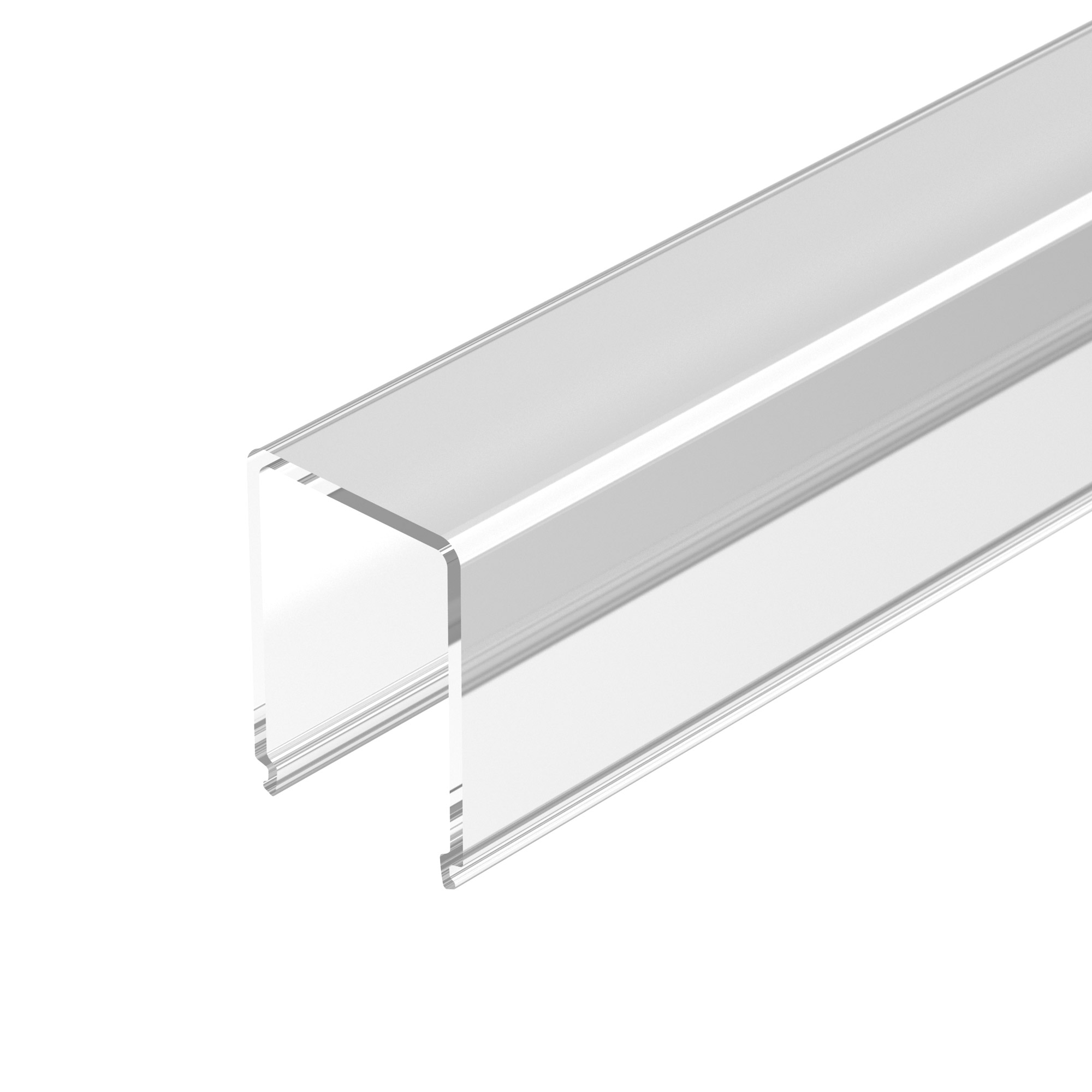 Экран ARH-WIDE-(B)-H20-2000 RCT Clear-PM 018817 - Объемный прозрачный прямоугольный экран к профилям ARH-WIDE-H20, ARH-WIDE-B-H20.