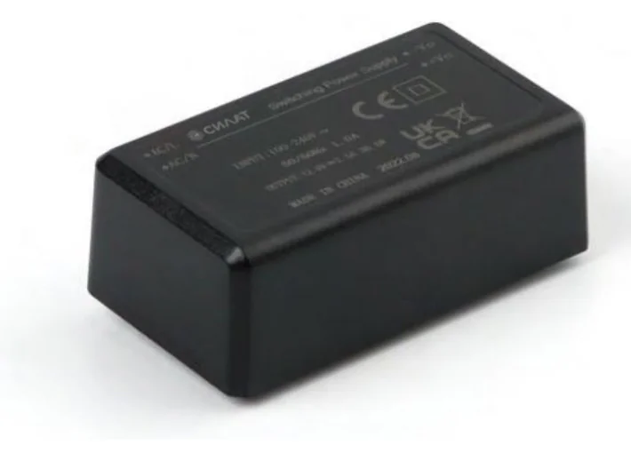Источник питания 15 V DC/3 A, 902782 - Источник питания, однофазный, 15VDC / 3A, 40W, диапазон входн. напр.: 85 - 277VAC; габариты (мм): 87х52х30, монтаж: на плату