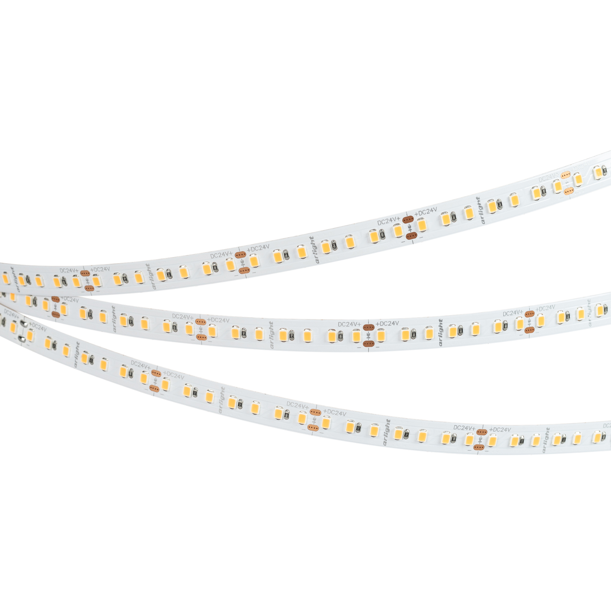 Лента RT-A140-10mm 24V Warm3000 SUN (20 W/m, IP20, 2835, 5m) 037831 - Светодиодная лента RT-A140, открытая. Светодиоды 2835, 140 шт/м (700 шт на 5 м), белая плата, ширина 10.5 мм, скотч 3M. Цвет ТЁПЛЫЙ 3000 K, цветопередача CRI>97 SUN (R9>90), угол 120°. 