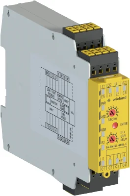 Реле безопасности SA-BM-S1-4EKL-C - SAMOS SA-BM-S1-4EKL-C.0-5s,DC 24V.24V,8вх,4вых8 функций