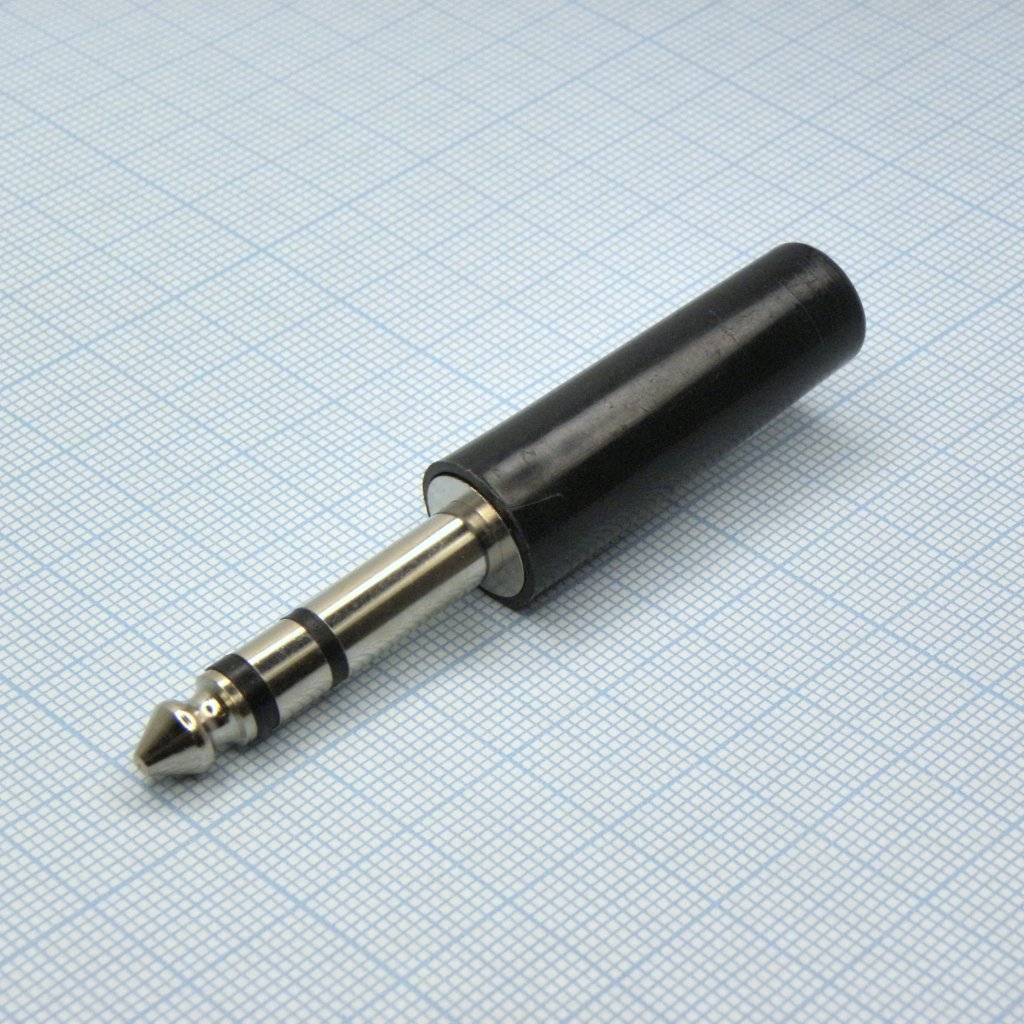 TRS 6.3 (plug) 2401 - Разъем стерео аудиоштекер 6.3 мм