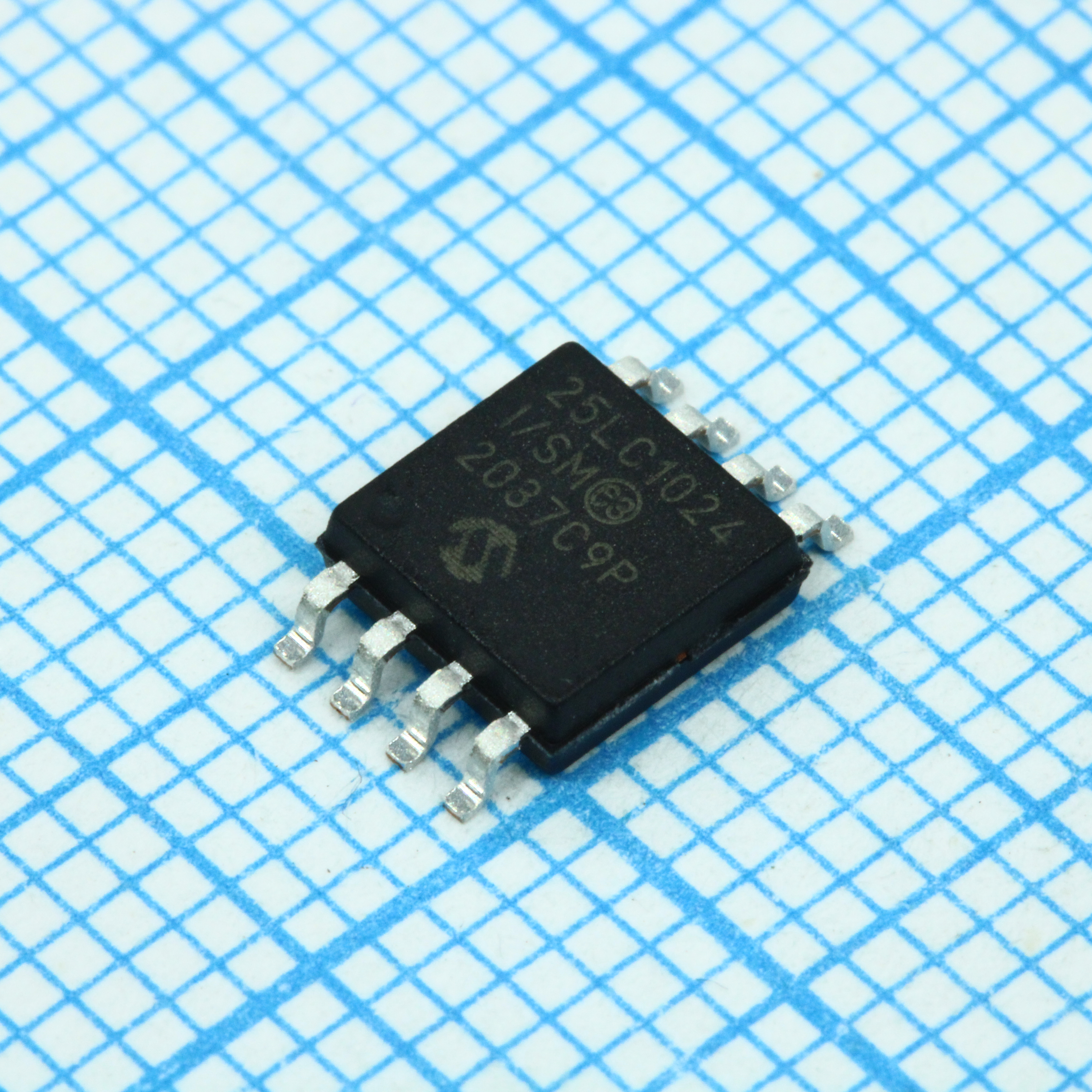 25LC1024T-I/SM - Энергонезависимое ППЗУ 1М-бит 20МГц 8SOIJ