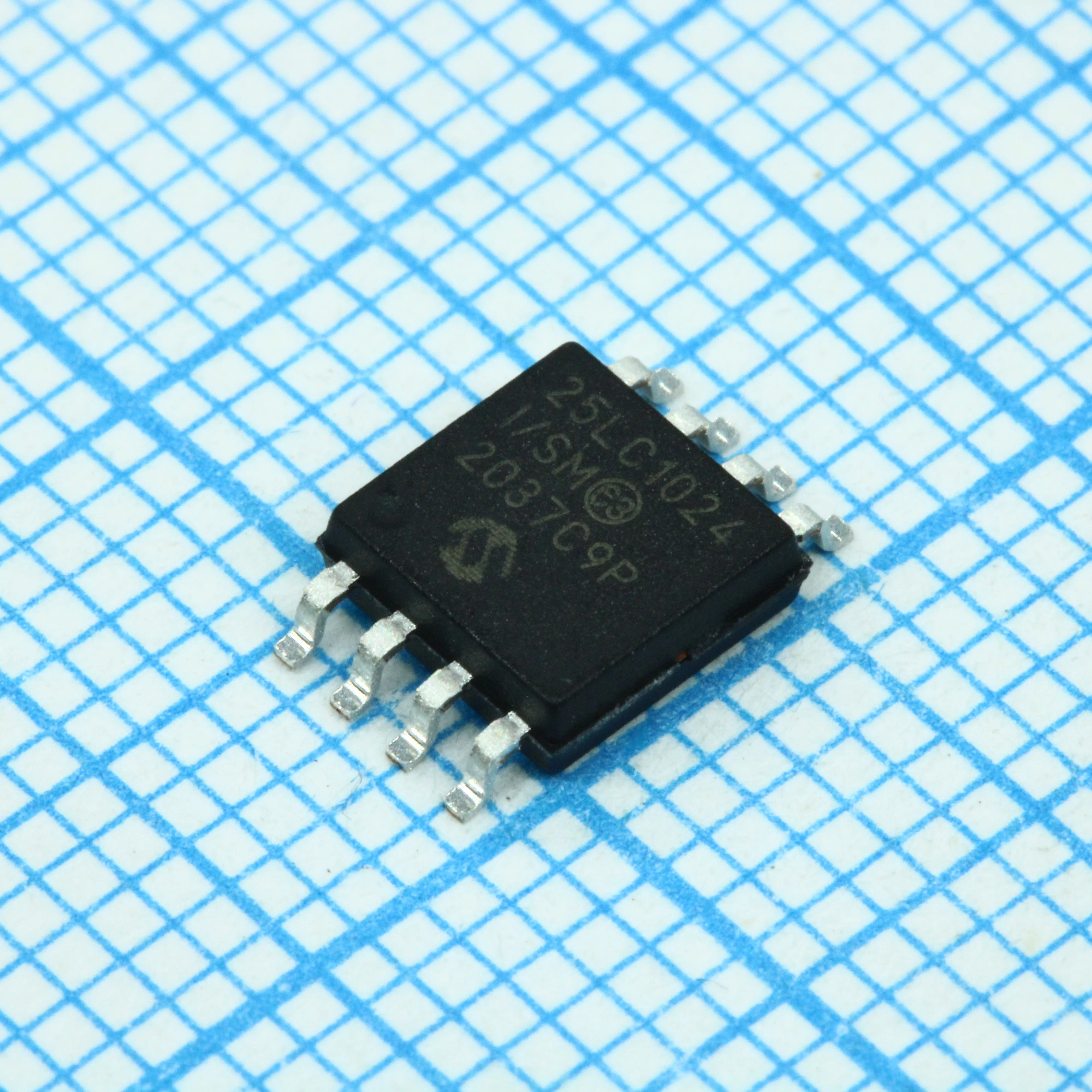 25LC1024T-I/SM - Энергонезависимое ППЗУ 1М-бит 20МГц 8SOIJ
