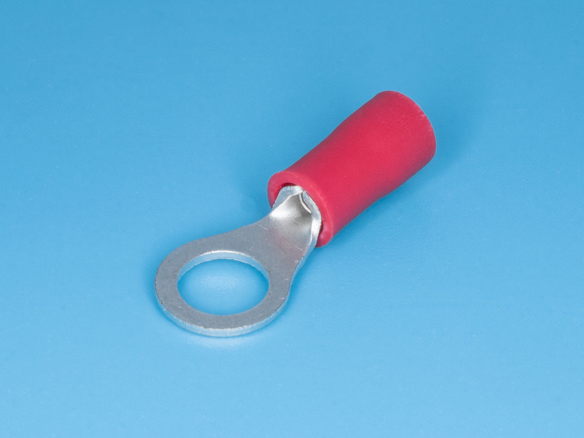 TRI-1.25-5 - Клемма тип "O" 5,3мм, на провод 0,25-1,5мм, изолированная, кратно 100шт.