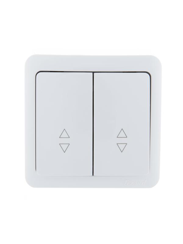 Переключатель проходной 2-кл. 2п ОП Viola 10А IP20 бел. 751-0200-106