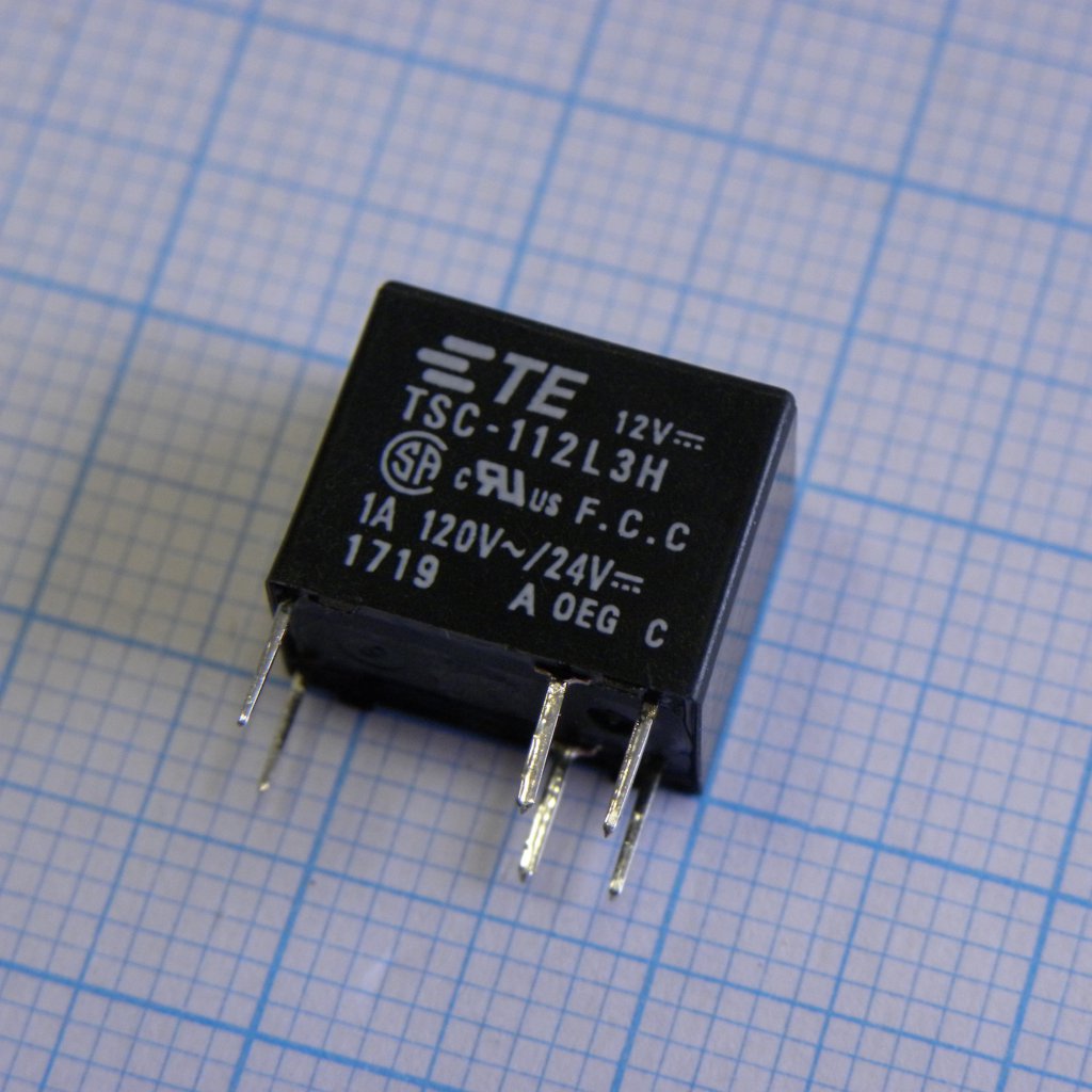 2-1419130-4 - Сигнальное реле, SPDT, 12 В DC, 1 А, Серия TSC, Сквозное Отверстие