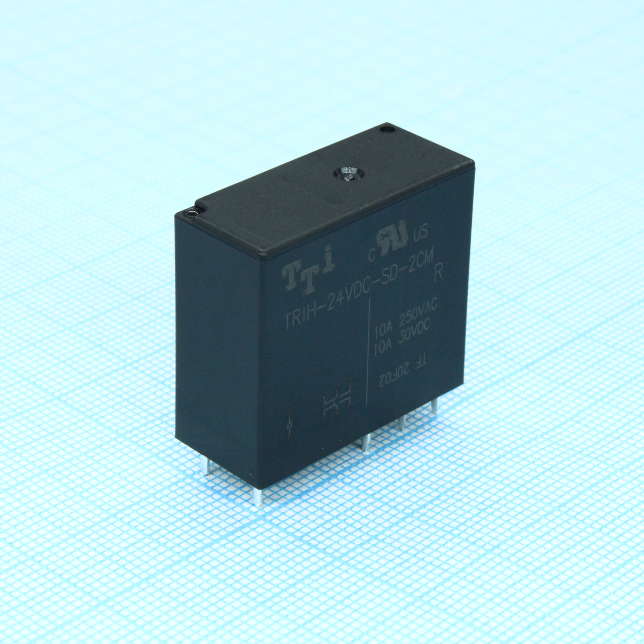 TRIH-24VDC-SD-2CM-R - миниатюрное 24VDC, 5А, 2переключения