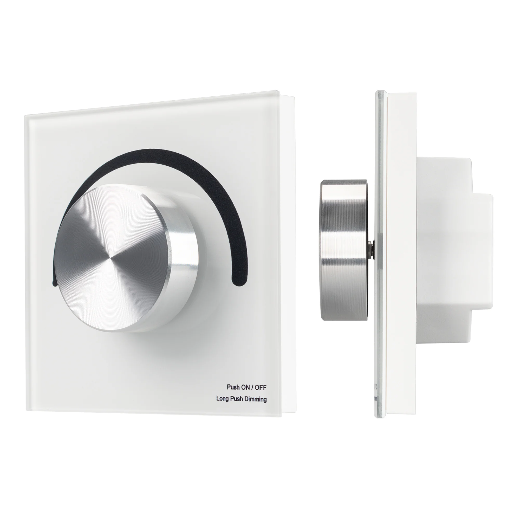 Панель SMART-P1-DIM-G-IN White (3V, Rotary, 2.4G) (, IP20 Пластик, 5 лет)