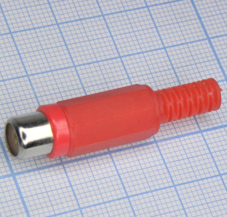 RCA 4005 R(4006) - RCA гнездо кабельное, разъем типа "тюльпан"