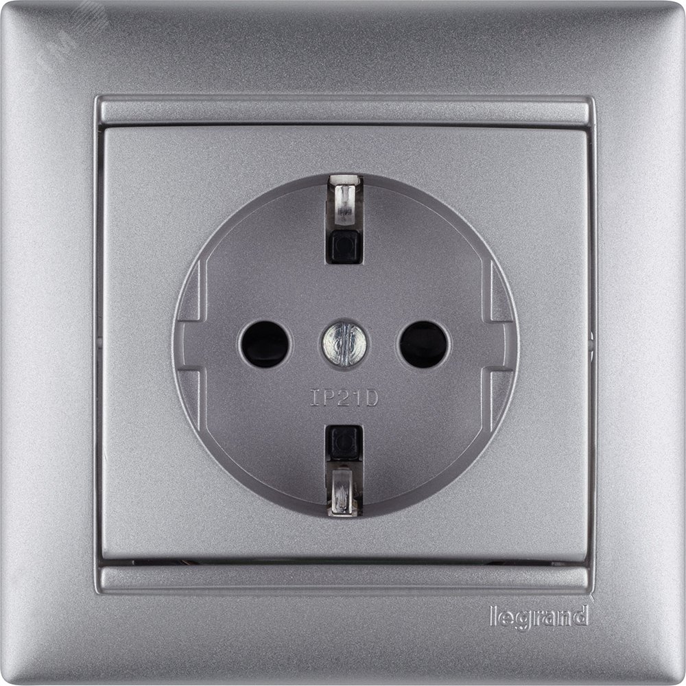 Рамка 1-м Valena алюм. Leg 770151