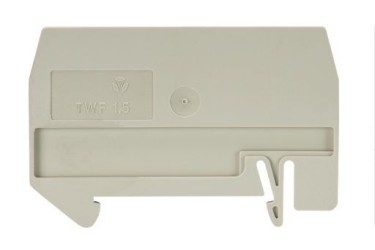 Пластина разд. TWF 1,5 - Разделительная пластина, для клемм WKF 1,5..., цвет: серый