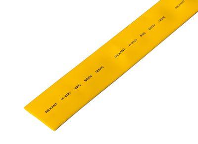 Трубка термоусадочная ТУТ нг 25,0/12,5 желтая - 1м, не поддерживает горение