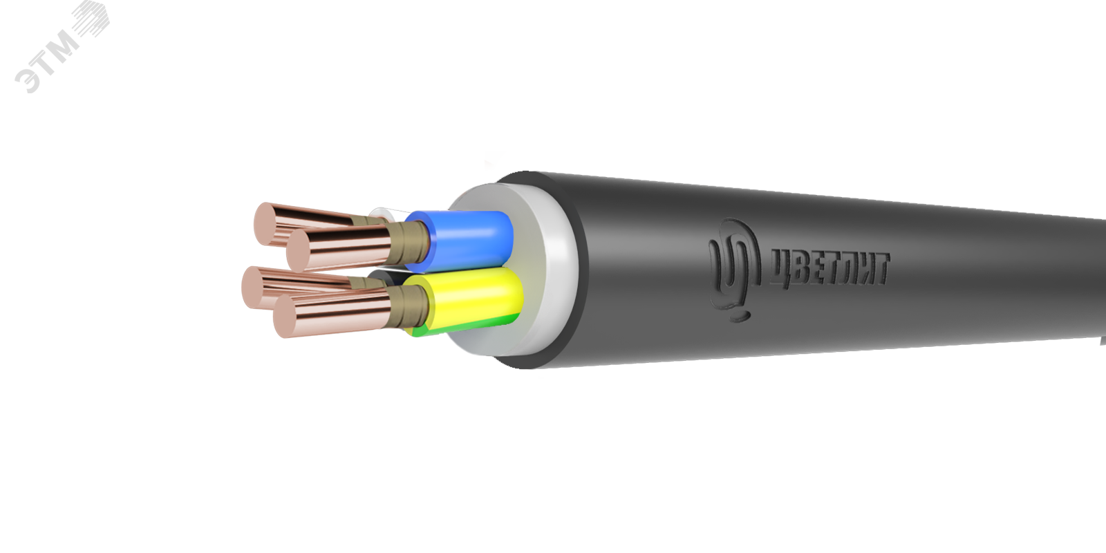 Кабель ВВГнг(А)-FRLS 4х6 ОК (N) 0.66кВ (м) 00-00140703