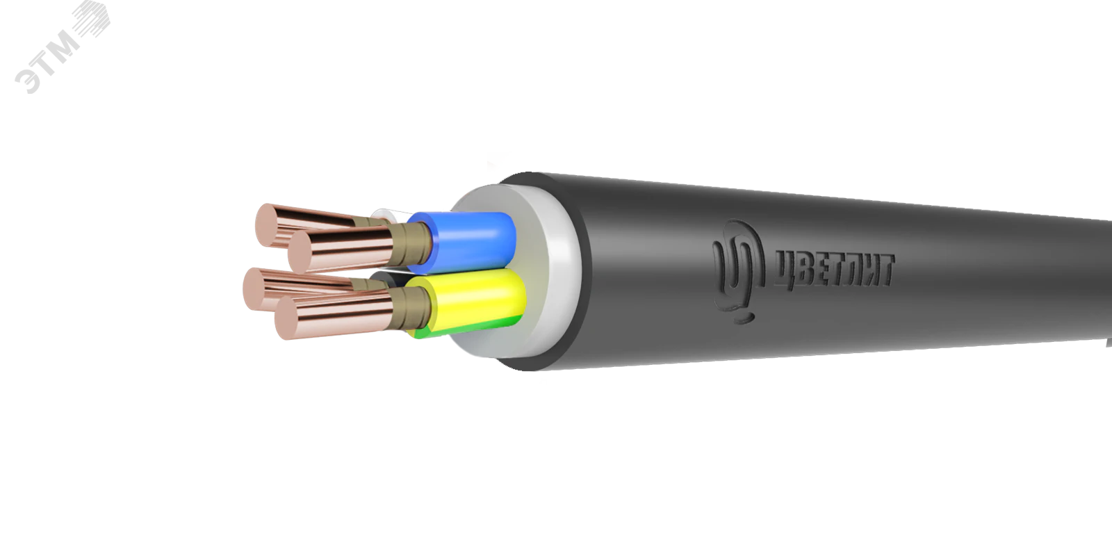 Кабель ВВГнг(А)-FRLS 4х6 ОК (N) 0.66кВ (м) 00-00140703