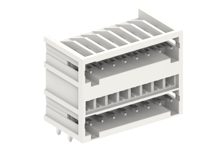 Вилочный разъем на плату 435809 - Вилочный разъем, горизонтальный, 2 этажа, на плату, шаг: 3.5 мм, 9 полюсов, фиксация на плате пайкой, исполнение: стандартное, 160V, 10A, цвет: серый Вилочный разъем на плату 435809 - Вилочный разъем, горизонтальный, 2 этажа, на плату, шаг: 3.5 мм, 9 полюсов, фиксация на плате пайкой, исполнение: стандартное, 160V, 10A, цвет: серый