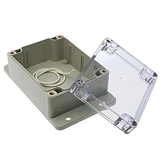 Z212CMF (115X90X55) - Корпус для РЭА пластиковый пылевлагонепроницаемый с фланцами ZTM-ELECTRO Z212CMF, 115x90x55 мм, пластиковый с прозрачной крышкой
