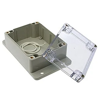 Z212CMF (115X90X55) - Корпус для РЭА пластиковый пылевлагонепроницаемый с фланцами ZTM-ELECTRO Z212CMF, 115x90x55 мм, пластиковый с прозрачной крышкой