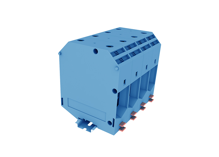 Проходная клемма TU240-2-BU - Проходная клемма, тип фиксации провода: винтовой, номинальное сечение: 240 мм кв., 415A, 1000V, ширина: 36 мм, цвет: синий, тип монтажа: DIN 35