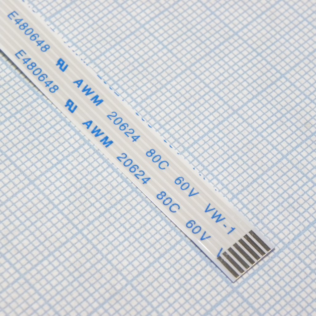 ШЛЕЙФ пл 7 конт /1.0mm/ 350mm - FFC шаг 1мм, 7 контактов, длина 350mm