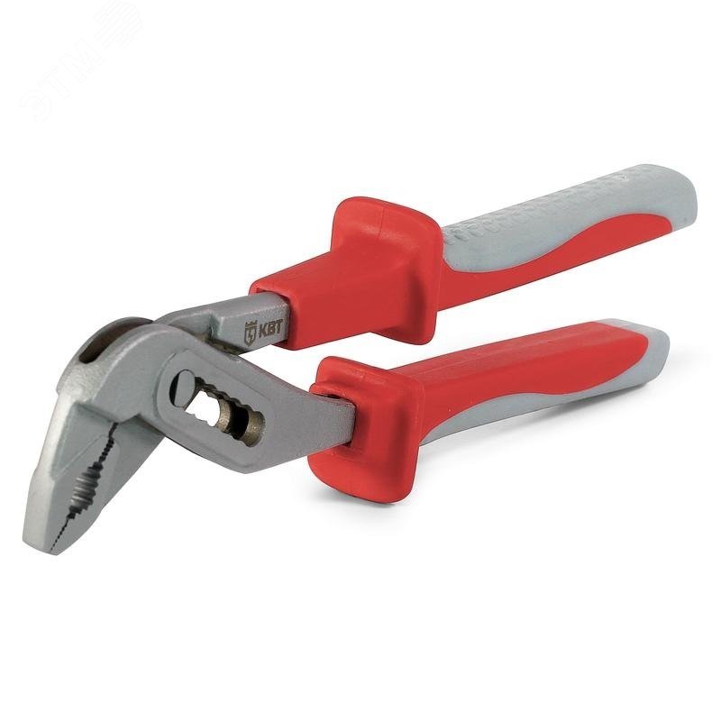 Клещи переставные диэлектрические 250 мм серия Стандарт - для работ под напряжением до 1000 В, захват и монтаж плоских и круглых деталей, труб и гаек