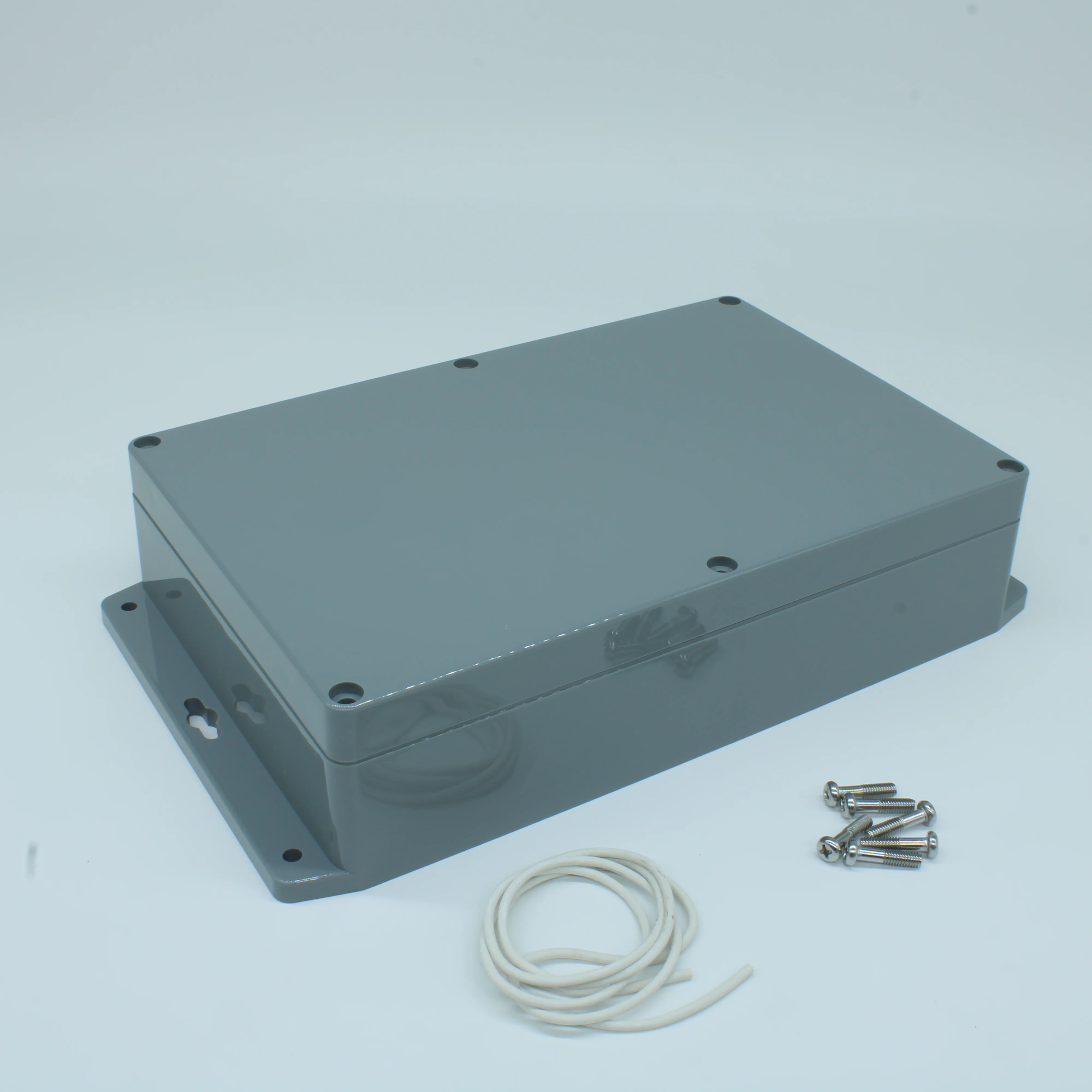 G317MF - Герметичный корпус из прочного ABS пластика с фланцем, IP65, темно-серый
