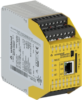 Контроллер SP-COP2-ENI-A DC 24V - Модуль samosPRO-Compact,16 вх.4 вых.USBEthernet PROFINET IO