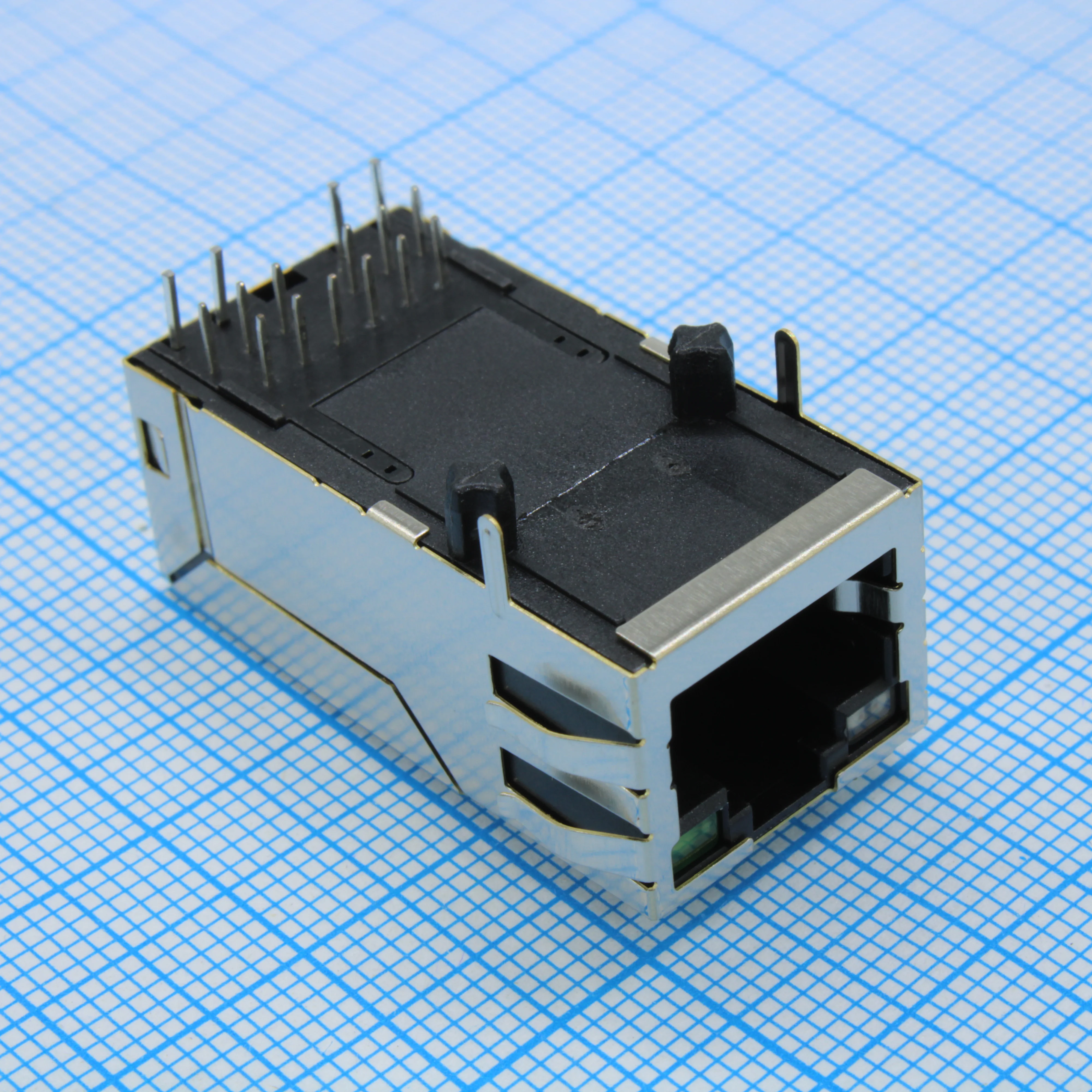 LPJK0036AINL - Разъем RJ-45 1000 Base-T с индикацией угловой на плату