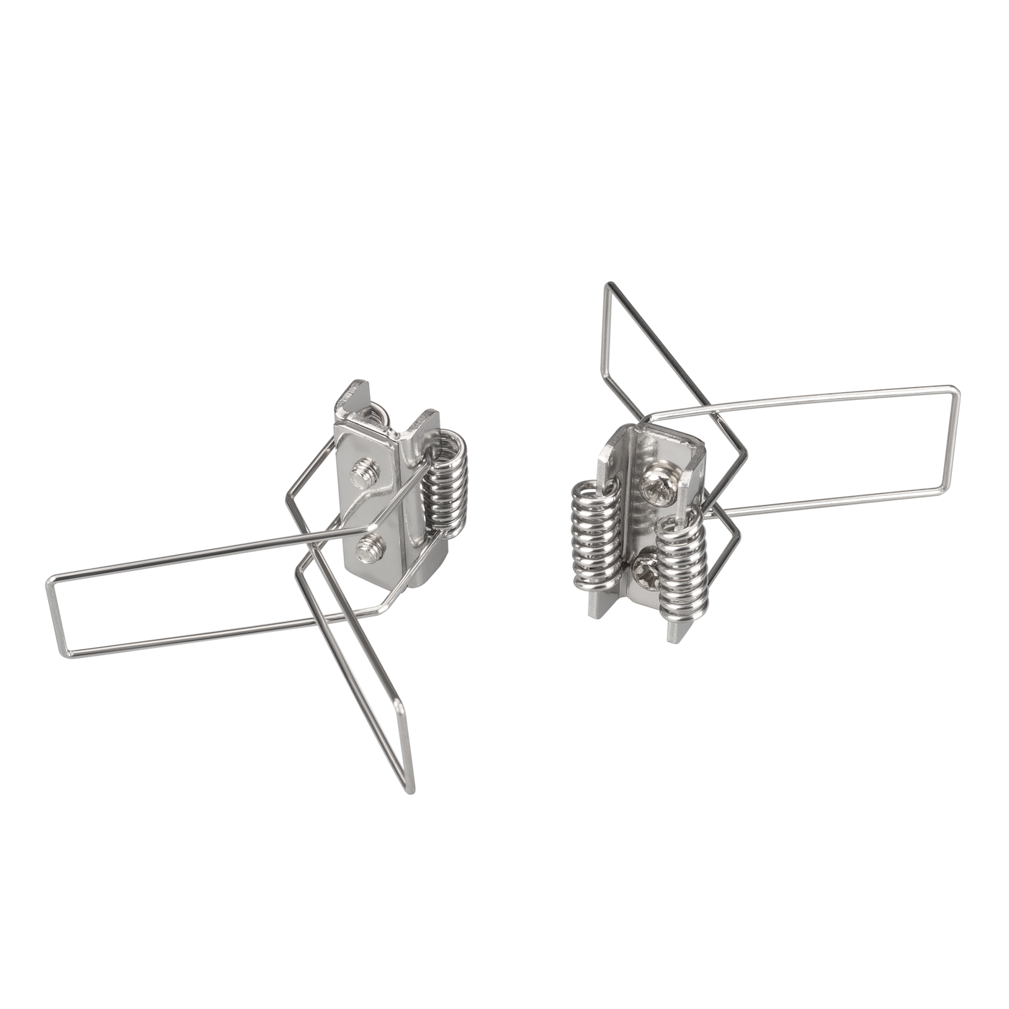 Пружинный держатель LINIA49-F-S 042126 - Пружинный держатель для профиля LINIA49-F-S. В комплекте держатель - 2 шт., монтажная пластина - 2 шт., шуруп - 4 шт.. Цена за 1 компл.