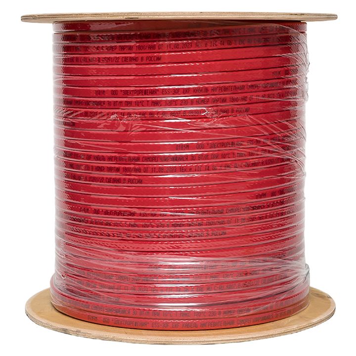 Кабель нагревательный саморег. ESS-15F 15Вт/м фторопласт ESS-15F-200