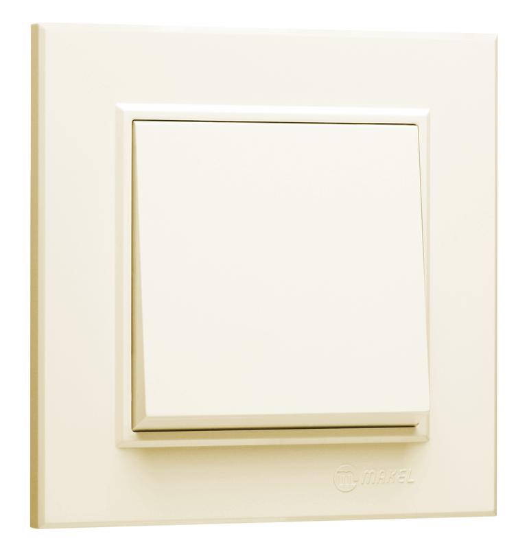 Выключатель 1-кл. СП Karea 10А IP20 крем. 56010001