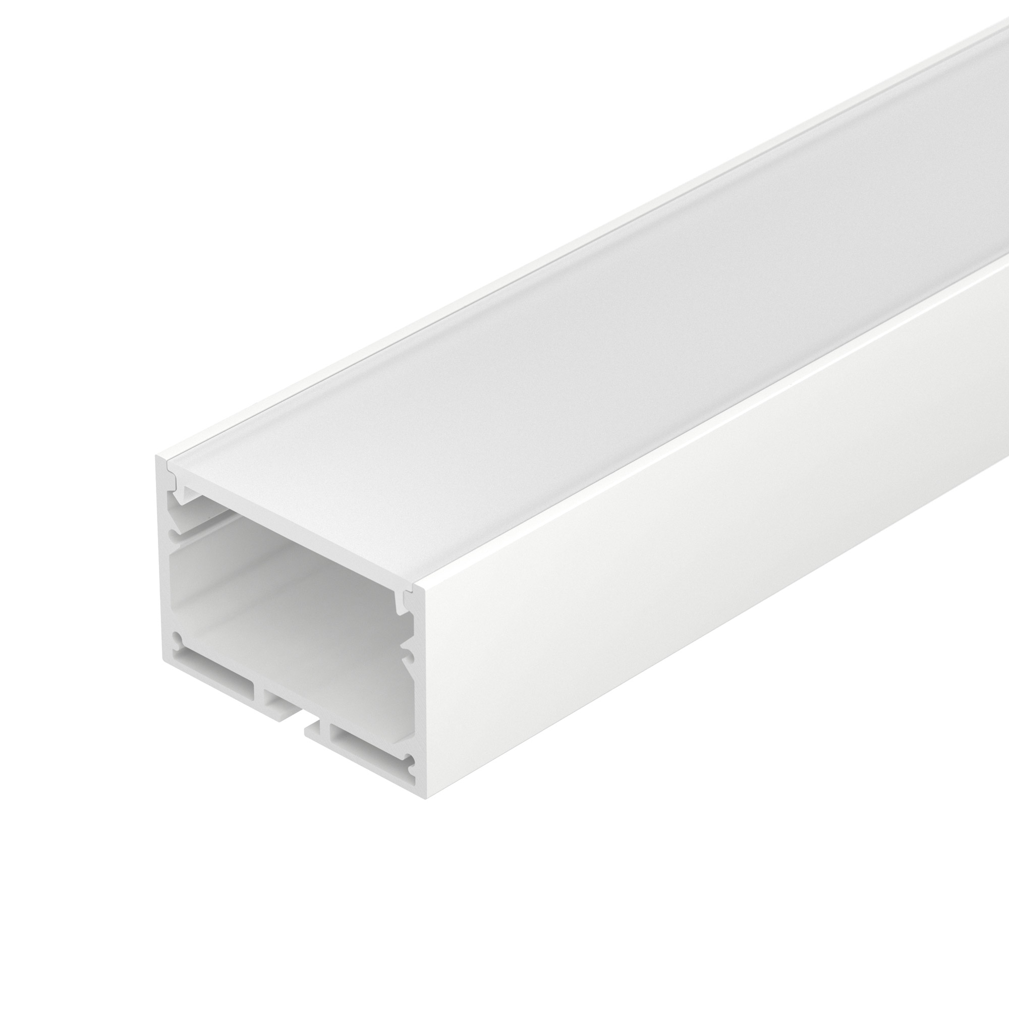 Профиль с экраном SL-LINE-4932-2500 WHITE+OPAL 036304 - Комплект с экраном. Алюминиевый профиль для светодиодных лент и линеек. Цвет - белый RAL9003 (порошковая окраска). Габаритные размеры (LхWхH): 2500x49x32 мм. Ширина площадки для ленты 38 мм. Заглушки