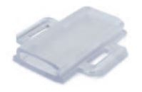brdSA1121 - Контейнеры для кабеля под одну стяжку, размеры 9х20мм, цвет-прозрачный, 1000шт/упак.