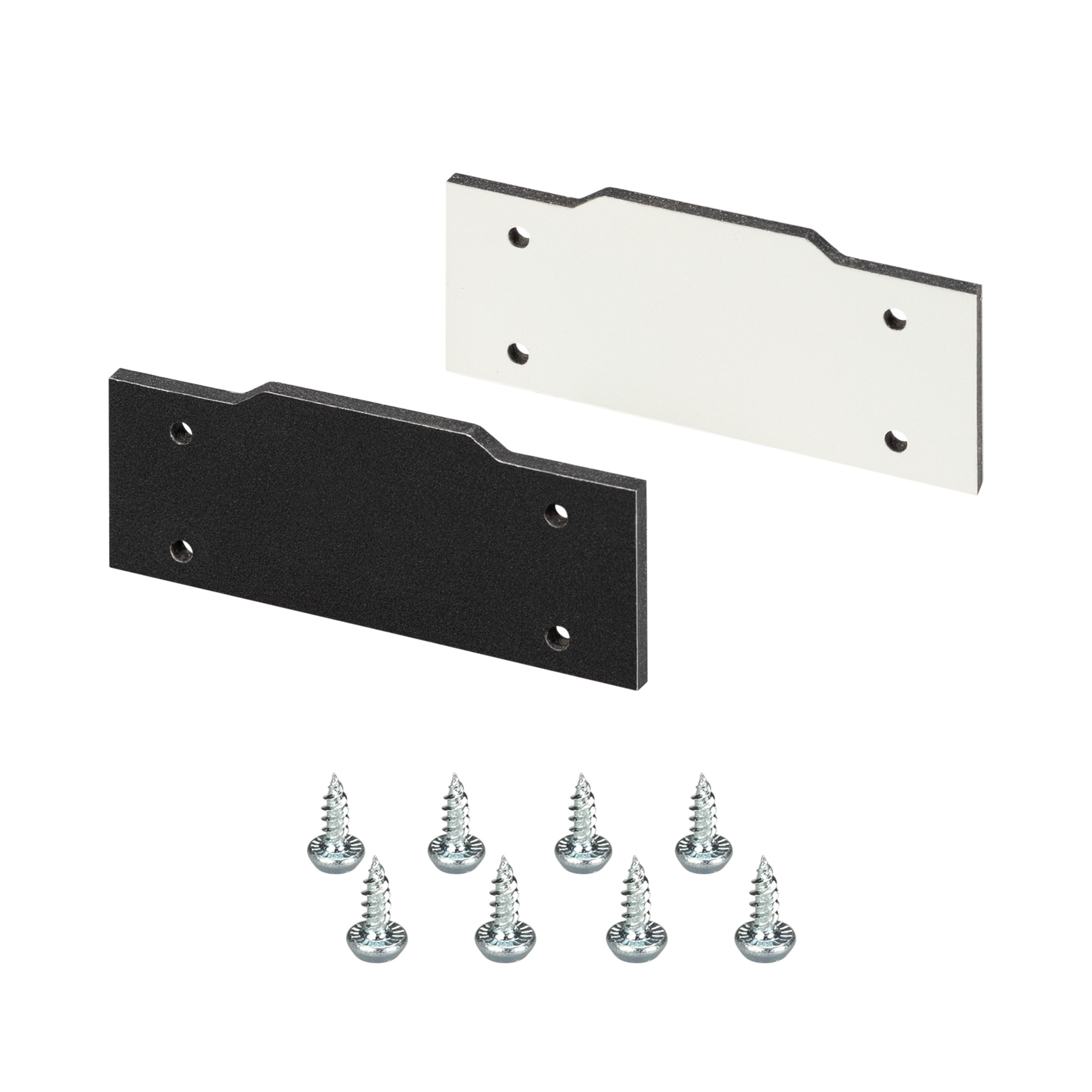 Заглушка STRETCH-25-CEIL-CENTER 040064 - Боковая заглушка для профиля STRETCH-25-CEIL-CENTER. Материал Алюкобонд, цвет черный. Размеры 79х30 мм. В комплекте 2 заглушки. Цена за комплект.
