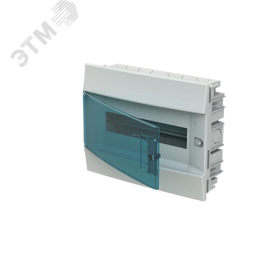 Щит распределительный встраиваемый 12 модулей ЩРв-п-12       пластиковый Mistral41 зеленая прозрачная дверь с  клеммами IP41 1SLM004101A1203