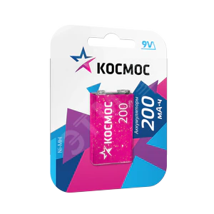 Аккумулятор 200мАч 6F22 NiMh 1Bl