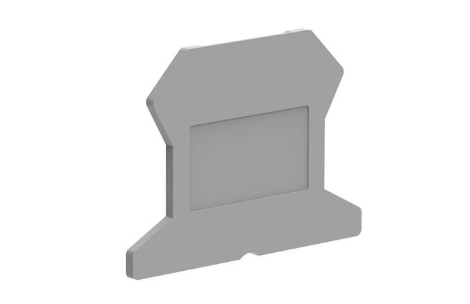 Торцевая крышка 302101 - Торцевая крышка для клемм SUK, цвет: серый