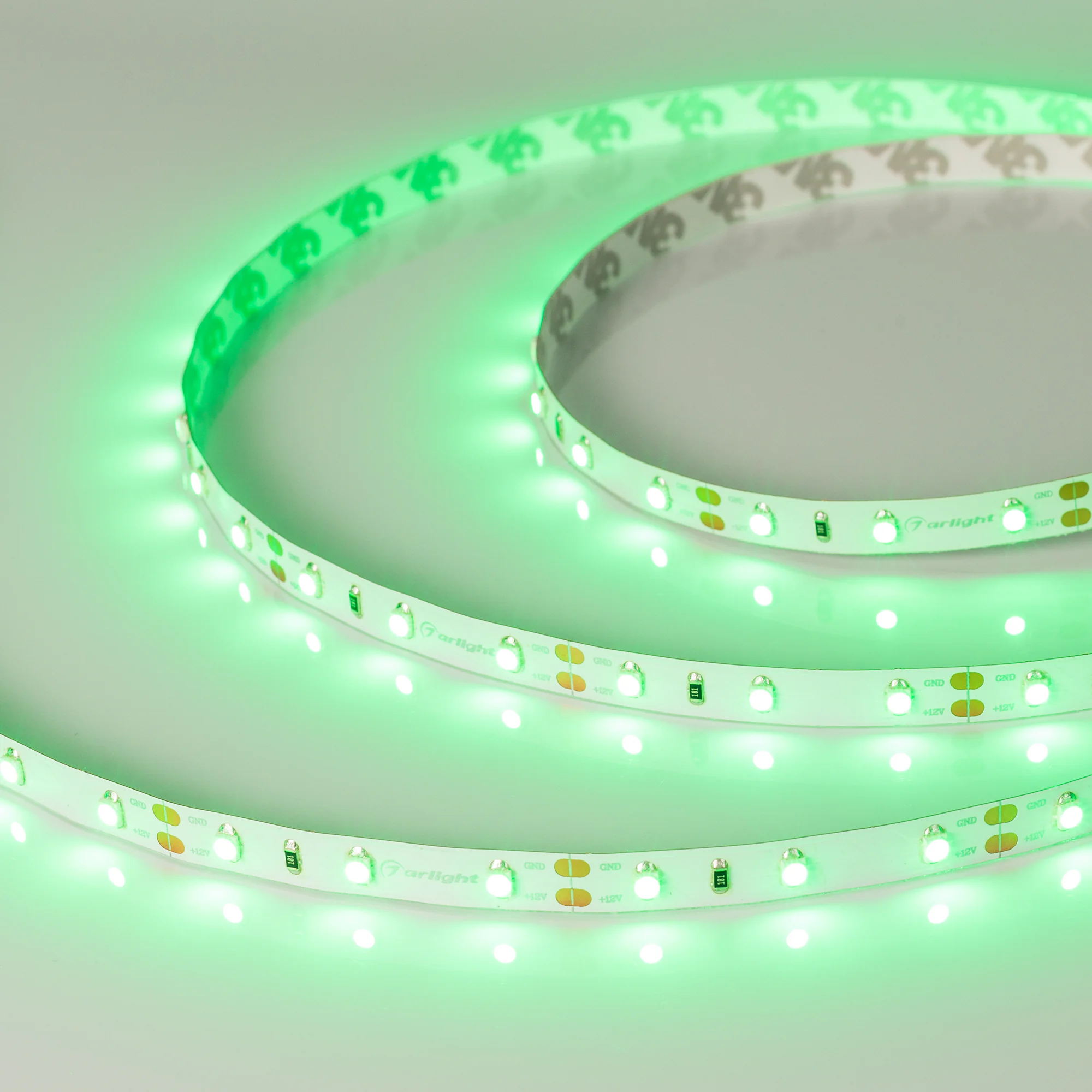 Лента RT-A60-8mm 12V Green (4.8 W/m, IP20, 2835, 5m) 010520(2) - Светодиодная лента RT-A60, открытая. Светодиоды 2835, 60 шт/м (300 шт на 5 м), белая плата, ширина 8 мм, скотч 3M. Цвет ЗЕЛЁНЫЙ 525 nm, угол 120°. Питание 12V, мощность 4.8 Вт/м (24 Вт на 5 