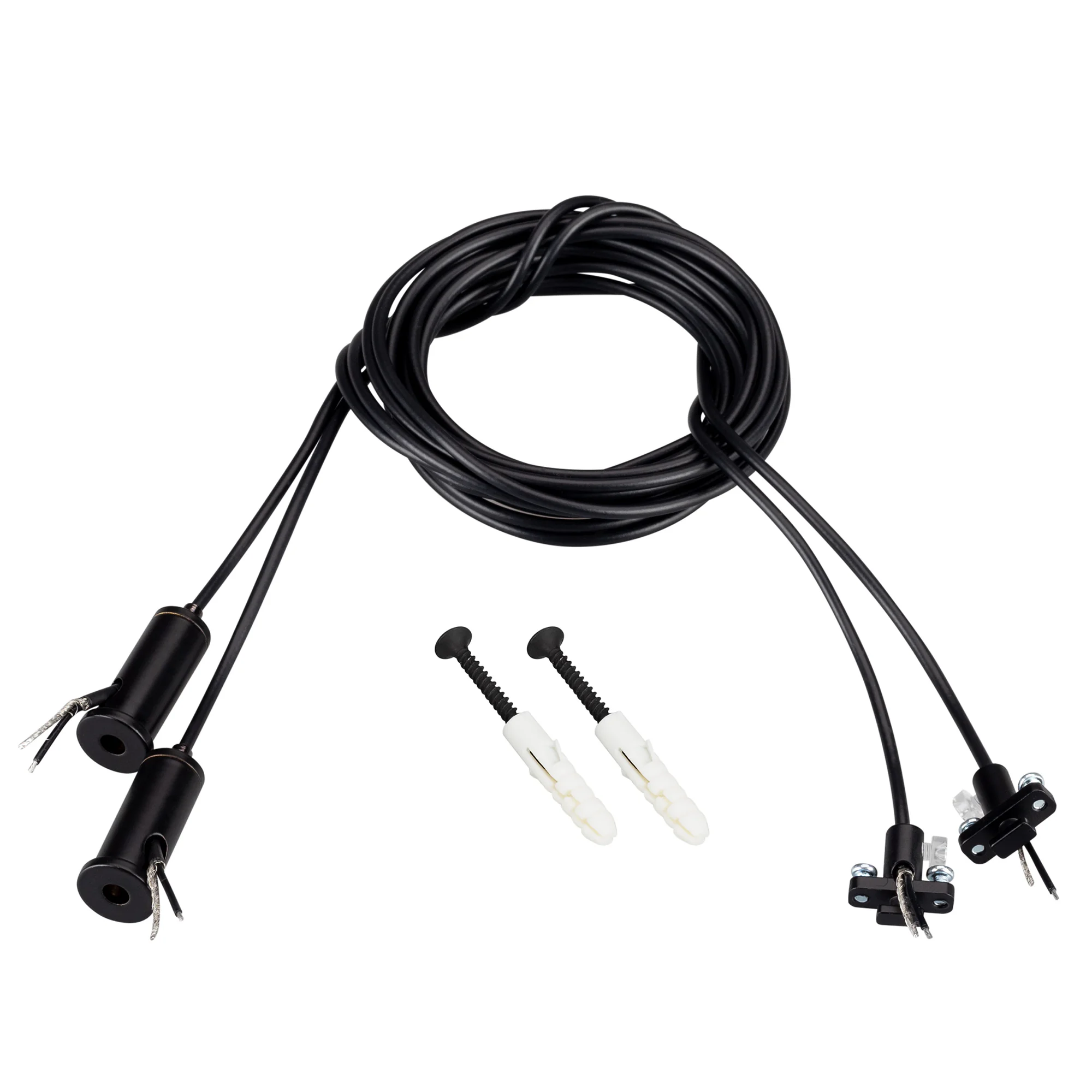 Подвес токопроводящий ARL-SL-LINE 2x2m Set BLACK 045800 - Токопроводящий подвес серии ARL черного цвета для профилей SL-LINE-3535, 5050, 3667, 3691, 4932, 5050, 4970, 7477, 2011М, SL-LINIA49-F, 62-F, 88-F, SL-ARC-3535. В комплекте: трос 2 м с токопроводящ