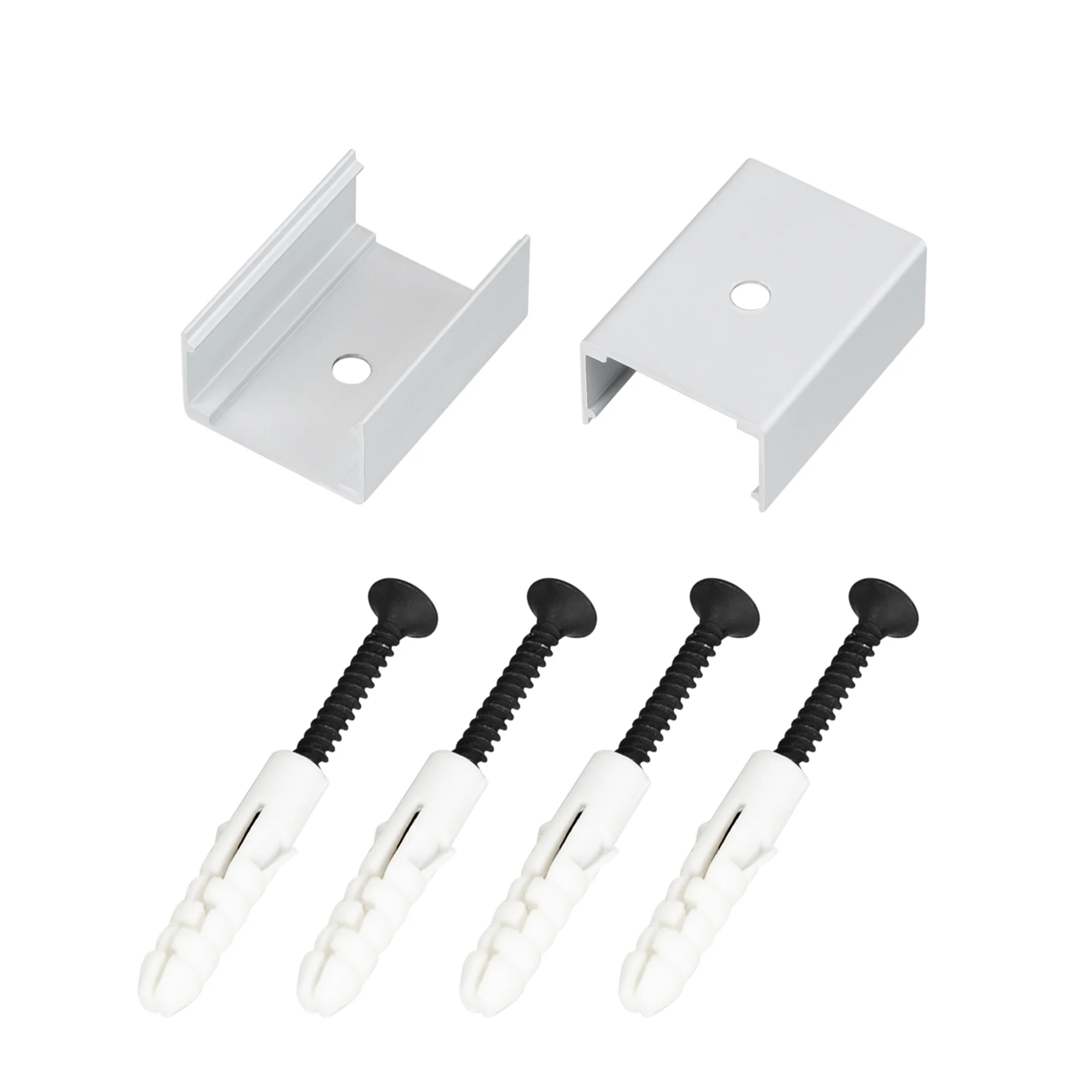 Держатель ARL-THOR-2527-CLIP ANOD 045942 - Клипса из алюминия для грейзера THOR сечения 25х27мм. Длина 25 мм. Внешние размеры 25x22.1x12.9 мм.