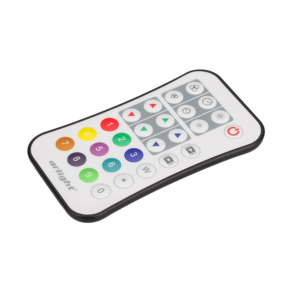 Пульт SMART-SPI (1 зона, 2.4G) 032622 - Кнопочный радиопульт 2.4 ГГц, белый корпус, для управления SPI контроллером SMART. 1 зона управления. Питание 3VDC (CR2032). Габариты 107x58.5x9 мм. Изготовлен из пластика с покрытием, защищающим от загрязнения. Упр