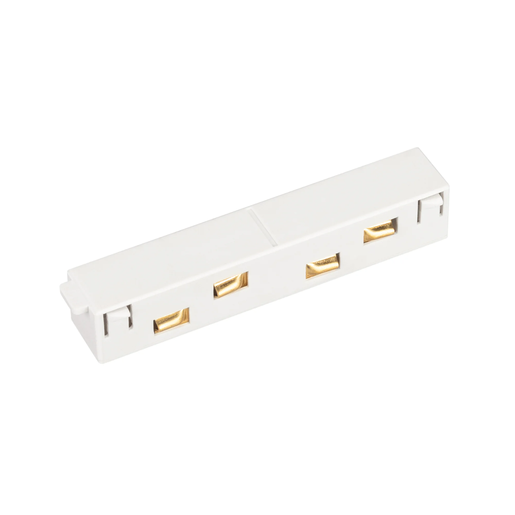 Коннектор прямой MAG-ORIENT-CON-I-POWER (WH) 035805 - Прямой белый коннектор для электрического соединения треков MAG-ORIENT между собой. Габариты 92х17х16,5 мм.