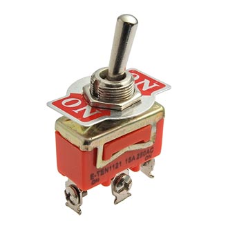 E-TEN 1121 ON-ON - Тумблер ON-OFF (3c) 15A 250В