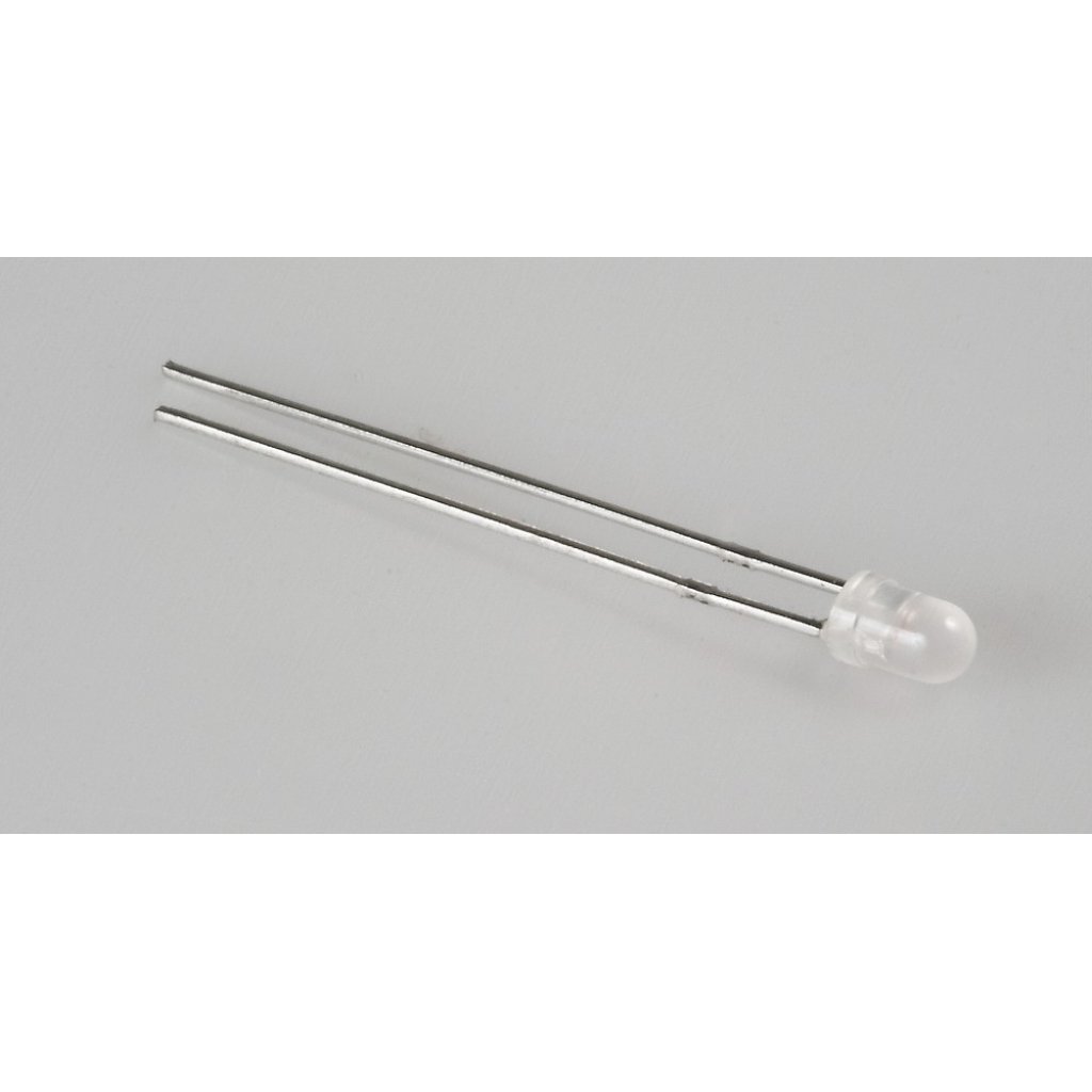 L-937EYW - Светодиод 3мм/красный/625нм/8-20мкд - желтый/588нм/5-10мкд/матовый белый/60° bi