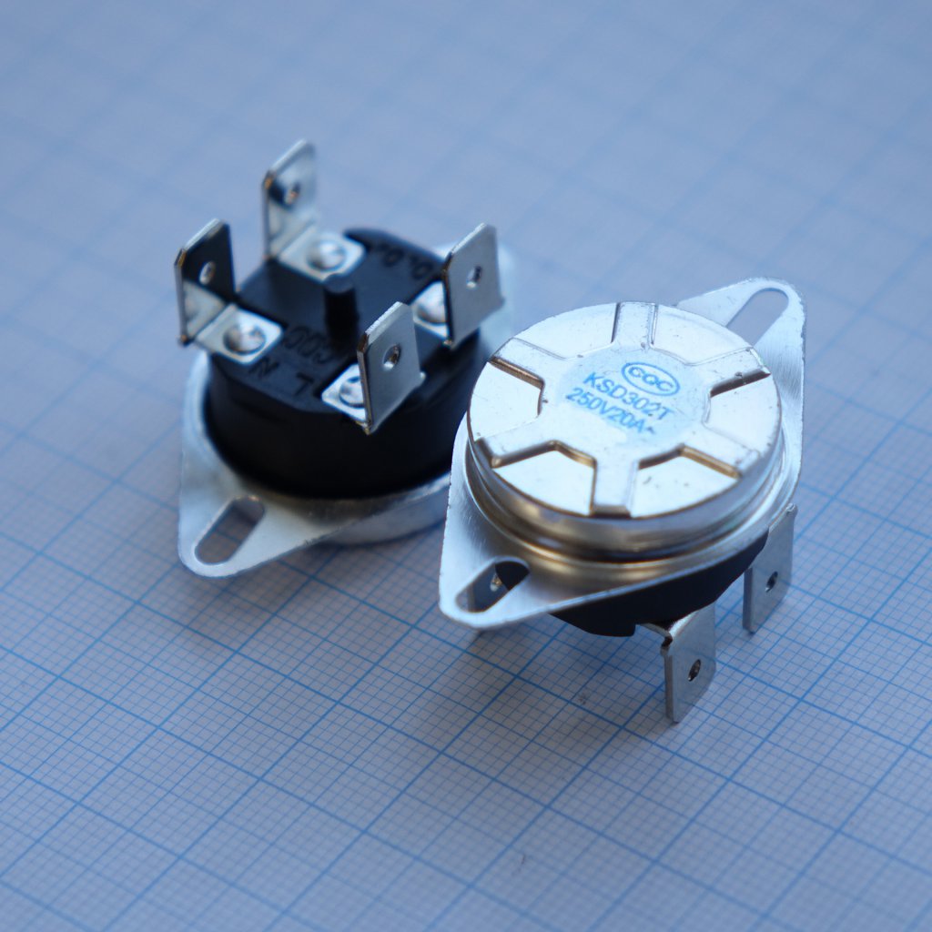 KSD302T 75С 250В 20A - термостат