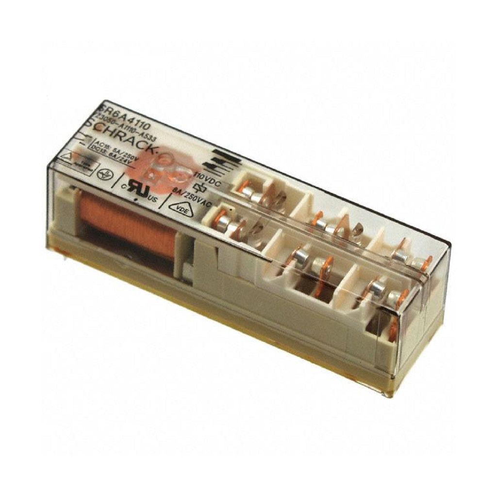 6-1415018-1 - Реле 8А (400В)  3 контакных группы на замыкание + 3 контактных группы на размыкание  катушка 48В