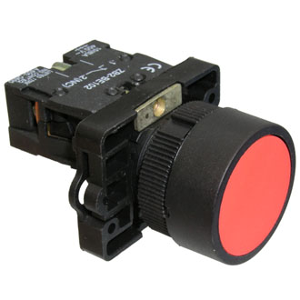 LXA2 (3SA5)-BA42 ON-(OFF) - Кнопочный переключатель серии 3SA5 с потайным толкателем без фиксации на размыкание, NC, 240В, 3А