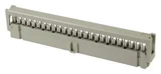 09 18 534 6803 - IDC разъем, вилка на кабель прямая двухрядная 34pin(2x17)., шаг 2.54мм