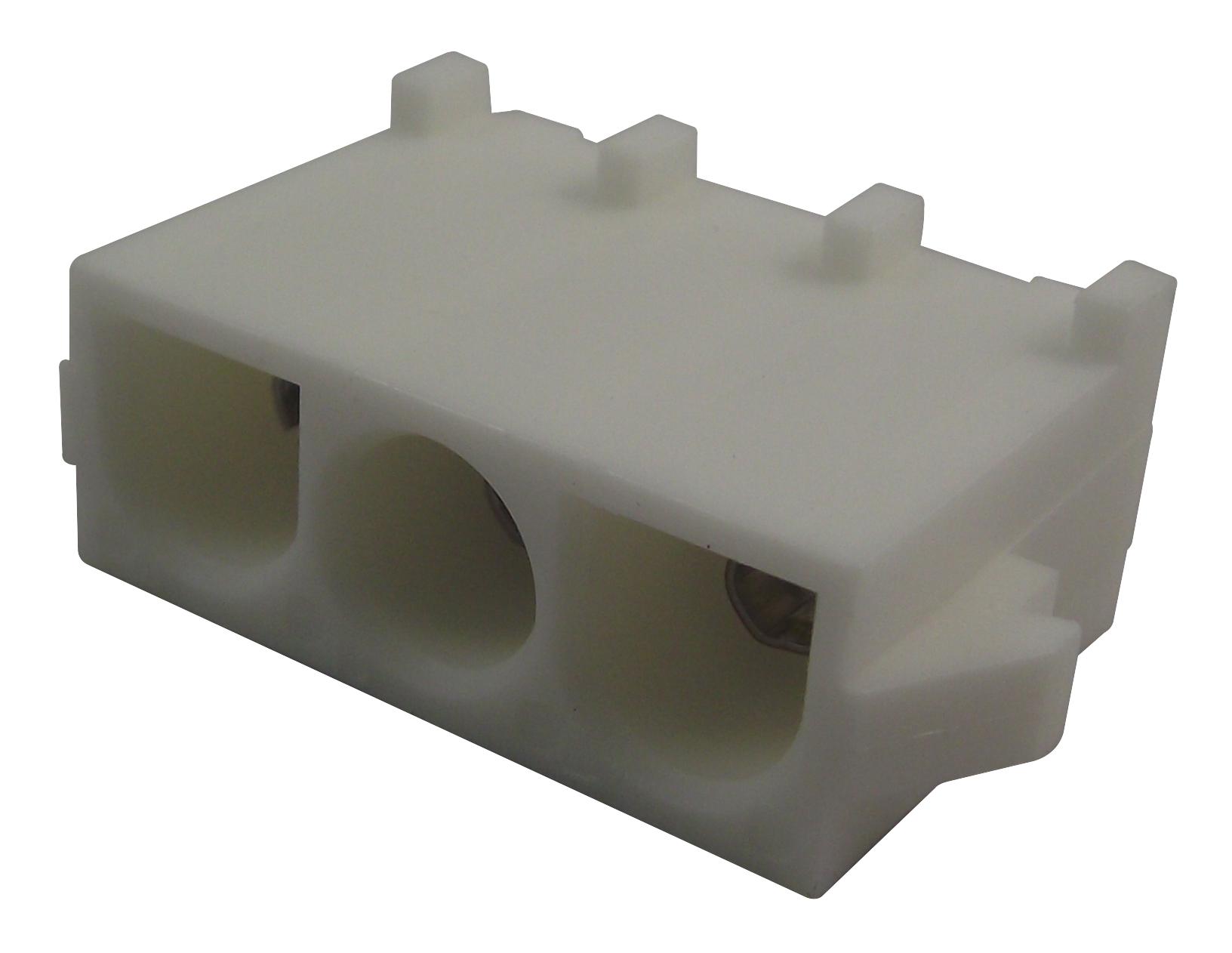 350825-1 - Соединитель провод-плата вилка 3 усиленных контакт(-ов) 6.35мм луженый прямой монтаж в отверстие пакет/коробка